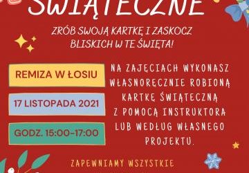 ZRÓB Z NAMI WŁASNĄ KARTKĘ ŚWIĄTECZNĄ!