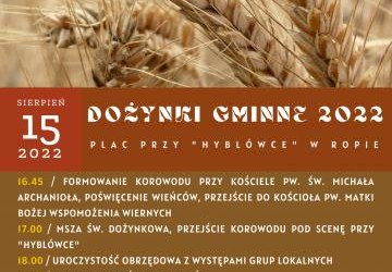 DOŻYNKI GMINNE 2022