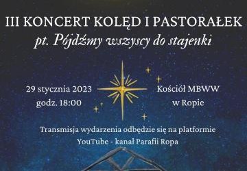 Koncert Kolęd i Pastorałek