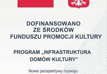 Dofinasowanie na wyposażenie dla GOK