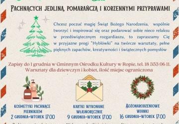 Świąteczne warsztaty dla dziewczyn i kobiet