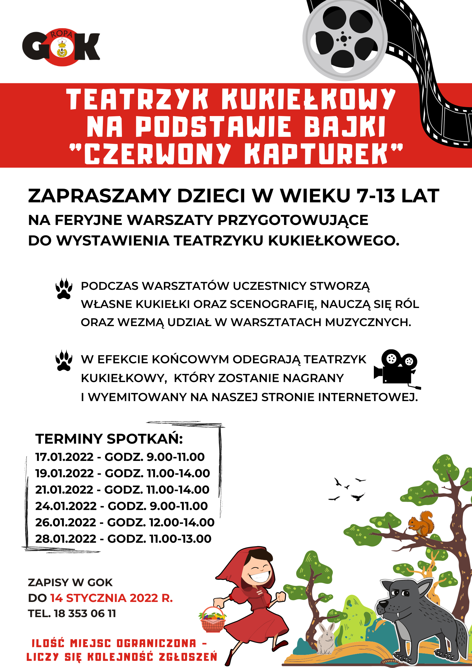 TEATRZYK KUKIEŁKOWY NA PODSTAWIE BAJKI 