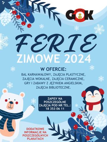 FERIE ZIMOWE 2024