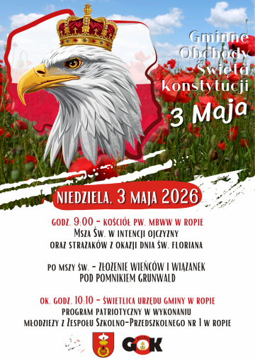 GMINNE OBCHODY ŚWIĘTA UCHWALENIA KONSTYTUCJI 3 MAJA